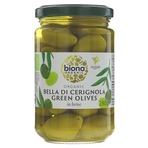 BIONA Green Olives in Brine 280G