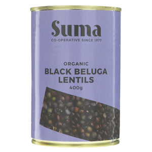 SUMA Black Beluga Lentils organic 400G