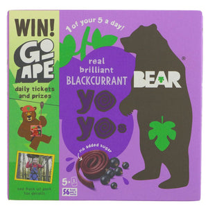 Bear Yoyo Blackcurrant Multipack 5 x 20g