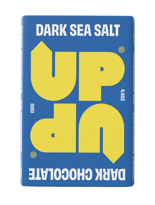 Up Up Chcolate Sea Salt Dark Chocolate 130G