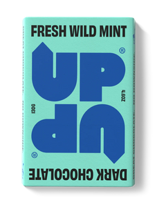 Up Up Chcolate Wild Mint Dark Chocolate 130G - Kindly of Brighton
