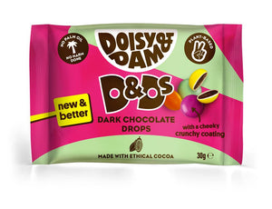 Doisy & Dam Dark Chocolate Drops 30g