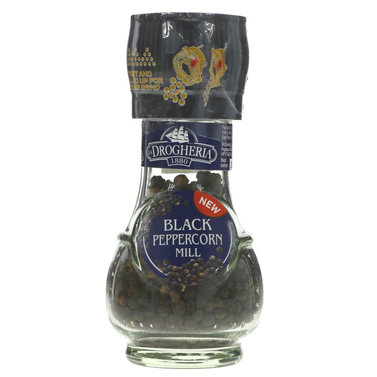 DROGHERIA & ALIMENTARI Black Peppercorns Mill 45g - Kindly of Brighton