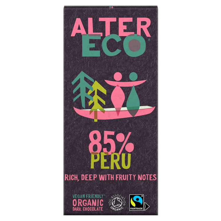 AlterEco AlterEco Dark Chocolate 85% Peru 100g