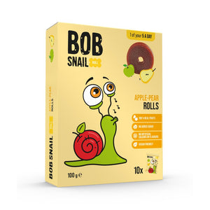 Bob Snail 15% OFF Bob Snail ApplePearFruit Rolls 100g  100% Fruits & Berries
