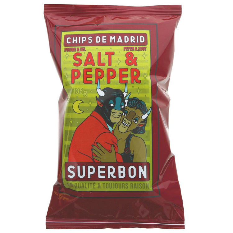 SUPERBON CHIPS DE MADRID Salt & Pepper Chips 135g