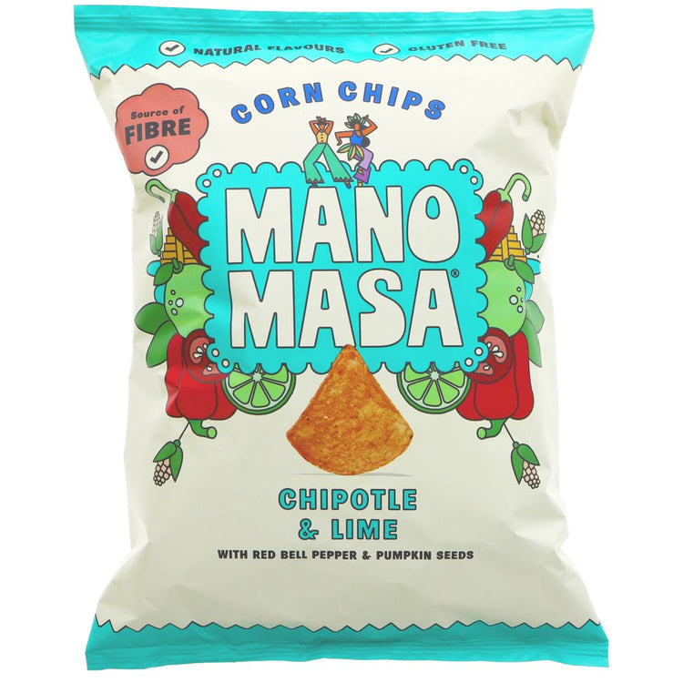 MANOMASA Tortilla  Chipotle & Lime 140g