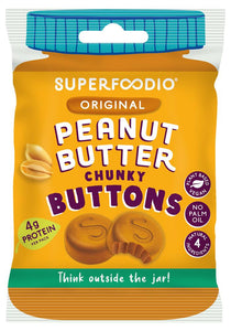 Superfoodio Peanut Butter Buttons  Original 20g