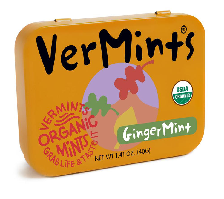 Vermints Organic Mints  GingerMint 40g