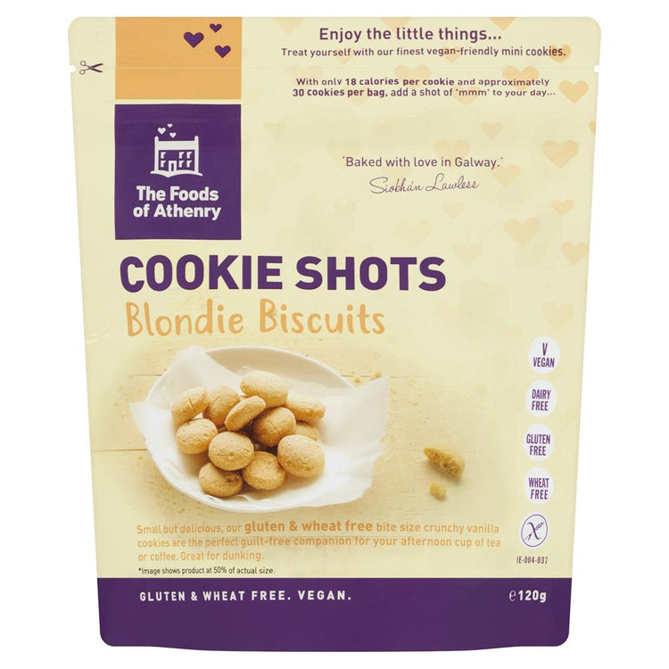 The Foods Of Athenry GF Cookie Shots BLONDIES - Kindly of Brighton