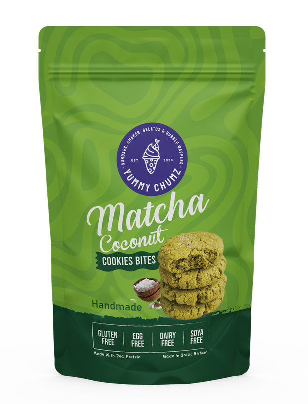 Yummy Chumz Yummy Chumz GF Matcha Cookies 180g - Kindly of Brighton