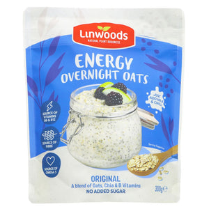 Linwoods Linwoods Overnight Oats Strawberry 300g