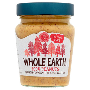 WHOLE EARTH 100% Peanuts Smooth Organic Peanut Butter 227g - Kindly of Brighton