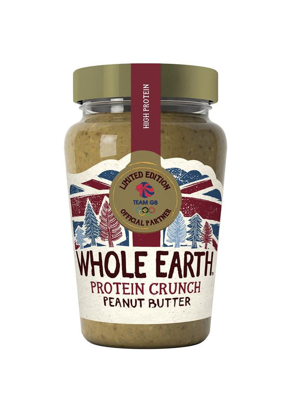 WHOLE EARTH Dark Roasted Crunchy Peanut Butter 340g