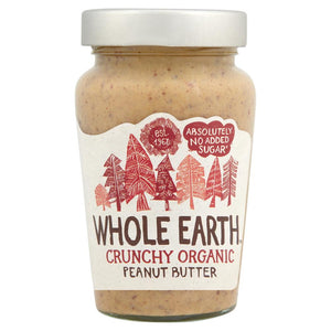 WHOLE EARTH Crunchy Organic Peanut Butter 340g - Kindly of Brighton
