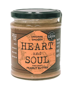 Heart and Soul Original Smooth Peanut Butter Jar 280g - Kindly of Brighton