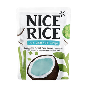 Nice Rice Nice Rice Coconut & Lemongrass Basmati rice pouch 250g - Kindly of Brighton