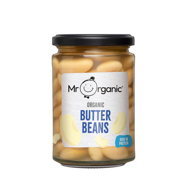 Mr Organic Mr Organic Butter Beans 350g - Kindly of Brighton