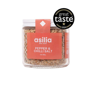 Asilia Pepper & Chilli Salt 140g