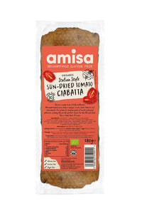 Organic Sun Tomato Ciabatta 180g