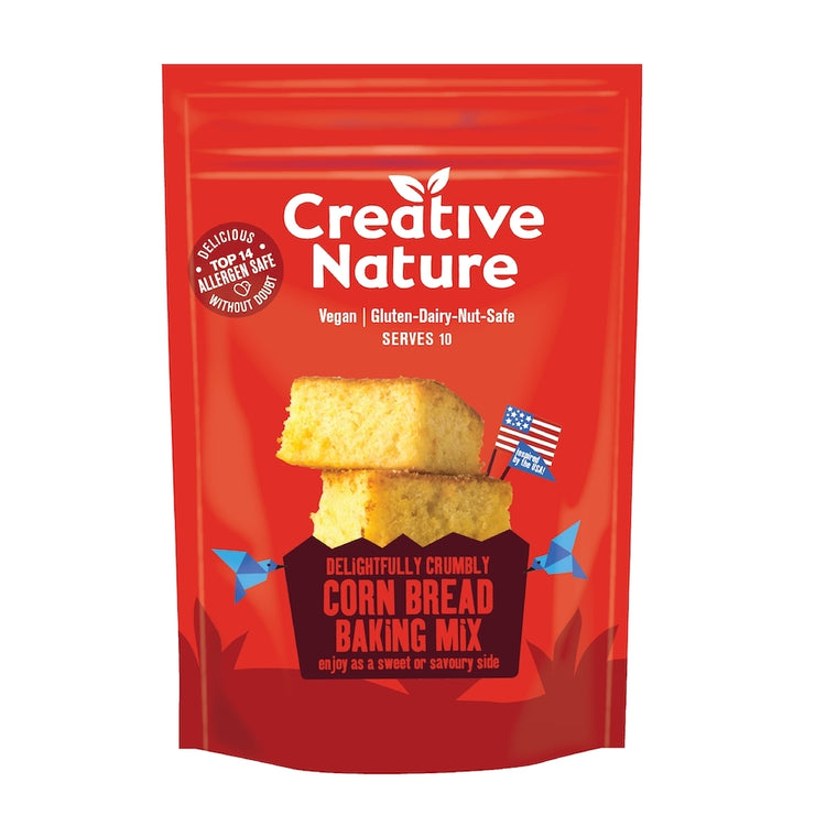 Delightfully Crumbly Corn Bread Baking Mix 315g - Kindly of Brighton