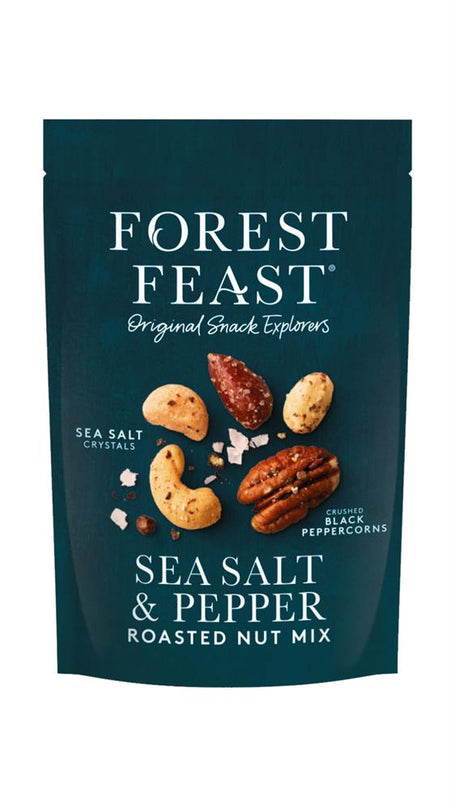 Forest Feast Sea Salt & Black Peppercorn Roasted Nut Mix 120g - Kindly of Brighton