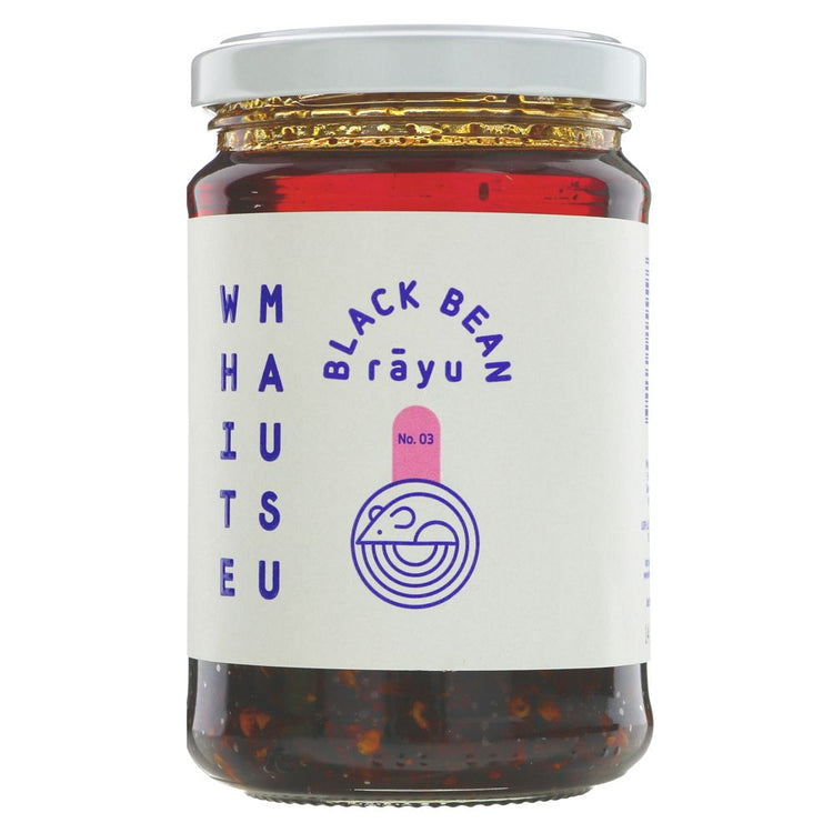 White Mausu Black Bean Rayu 240g