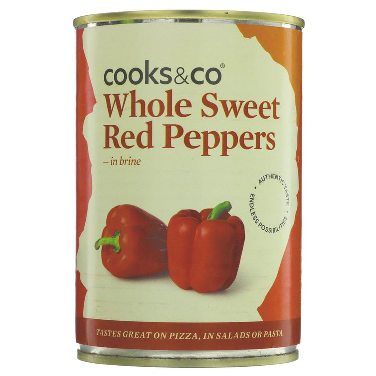 Sweet Red Peppers 390g