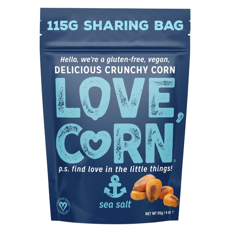 Sea Salt Corn Snack 115g - Kindly of Brighton