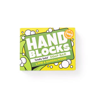 Hand Blocks Soap - Lime & Sandalwood 100g