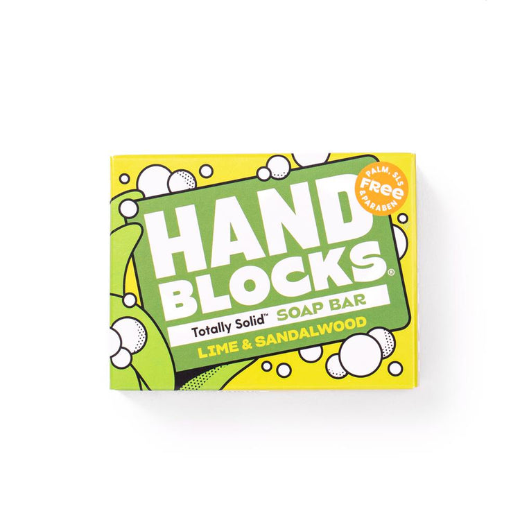 Hand Blocks Soap - Lime & Sandalwood 100g