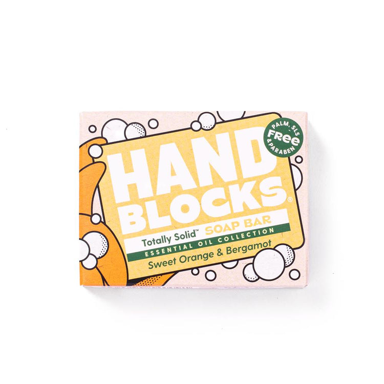 Hand Blocks Soap - Orange & Bergamot 100g - Kindly of Brighton