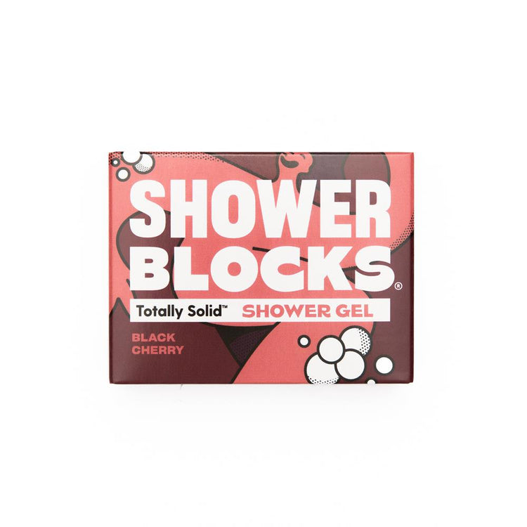 Shower Blocks Solid Shower Gel in Black Cherry 100g - Kindly of Brighton