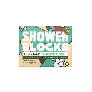 Shower Blocks Solid Shower Gel in Cedarwood & Eucalyptus 100g - Kindly of Brighton