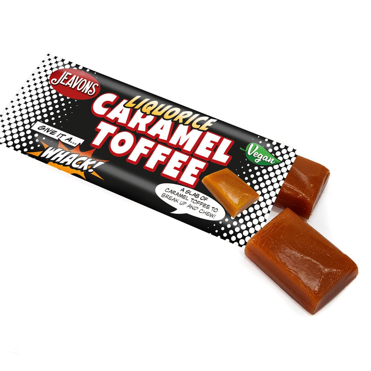 Jeavons Liquorice Caramel Toffee 55g