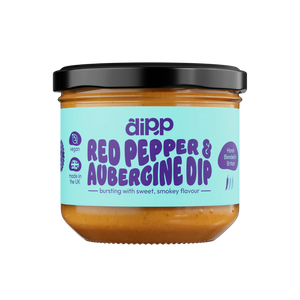 Dipp Red Pepper & Aubergine Chilli Dip 205g - Kindly of Brighton