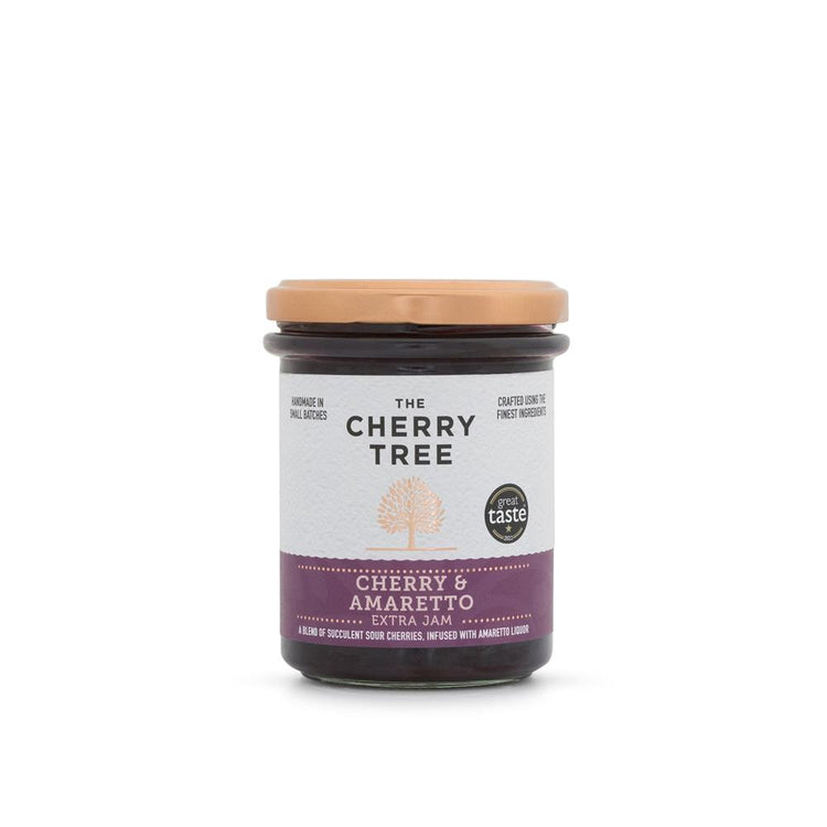 The Cherry Tree Cherry & Amaretto Extra Jam 225g - Kindly of Brighton