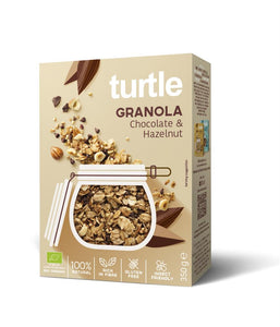 Turtle Organic Granola Chocolate & Hazelnut 350g - Kindly of Brighton
