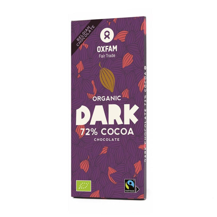 Oxfam Fair Trade - ORGANIC Dark Chocolate 72% 100g - Kindly of Brighton