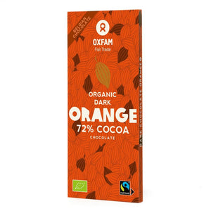 Oxfam Fair Trade - ORGANIC Dark Chocolate Orange 100g - Kindly of Brighton