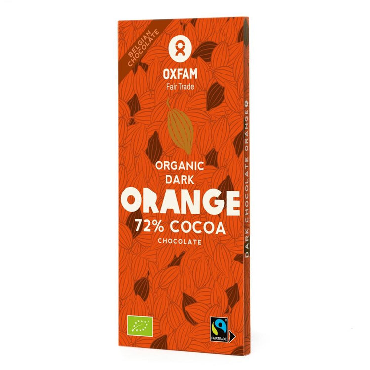 Oxfam Fair Trade - ORGANIC Dark Chocolate Orange 100g - Kindly of Brighton