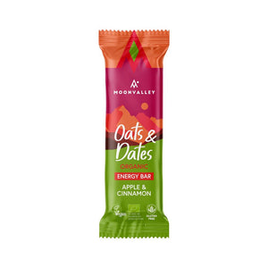 Organic Gluten-free Energy Bar Apple & Cinnamon 50g - Kindly of Brighton