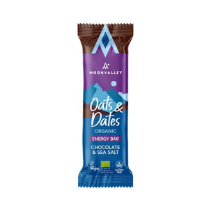 Organic Gluten-free Energy Bar Chocolate Sea Salt 50g - Kindly of Brighton