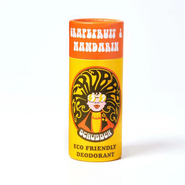 Scrubber grapefruit & mandarin eco-friendly natural deodorant - Kindly of Brighton