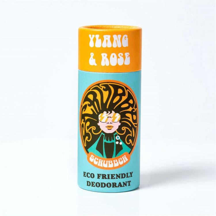 Scrubber Ylang & Rose Eco-friendly Natural Deodorant - Kindly of Brighton