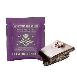 Nut Butter Chocolate Fig Bite Organic Sugar Reduced 20g - Kindly of Brighton