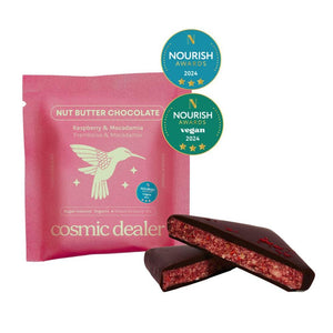 Nut Butter Chocolate Raspberry Bite Organic Sugar Reduced 20g - Kindly of Brighton