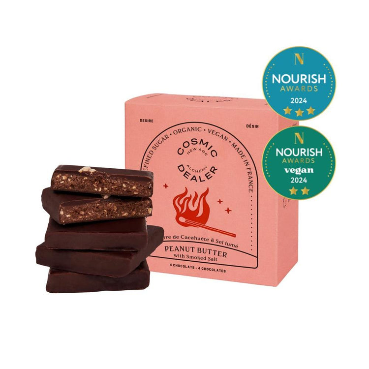 Mini Chocolate Box Peanut butter - Box of 4 Organic Bites 80g - Kindly of Brighton