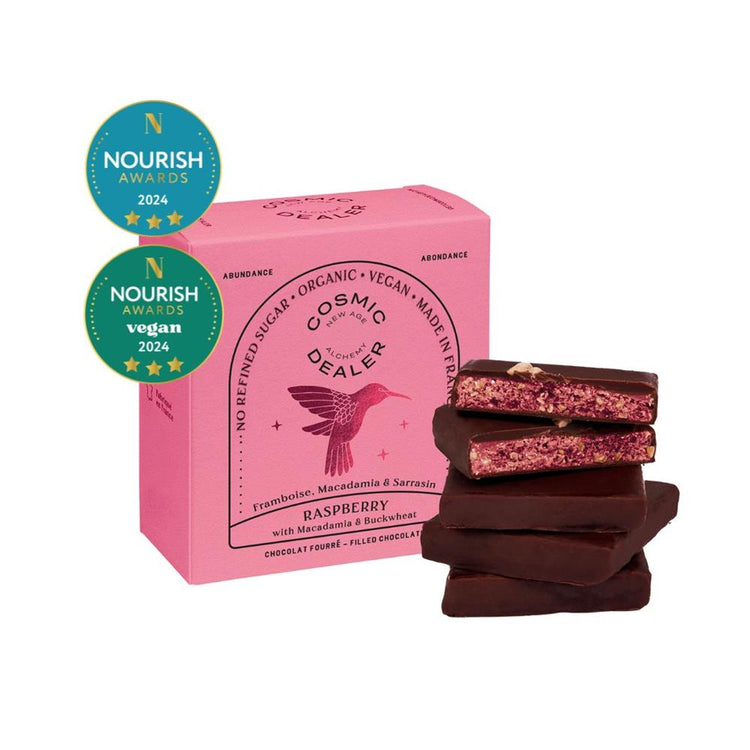 Mini Chocolate Box Raspberry Macadamia - Box of 4 Bites 80g - Kindly of Brighton