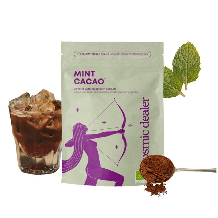 Cacao Mint - Mint Drinking Chocolate Organic with Mushrooms 120g - Kindly of Brighton